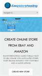 Mobile Screenshot of easystorehosting.com